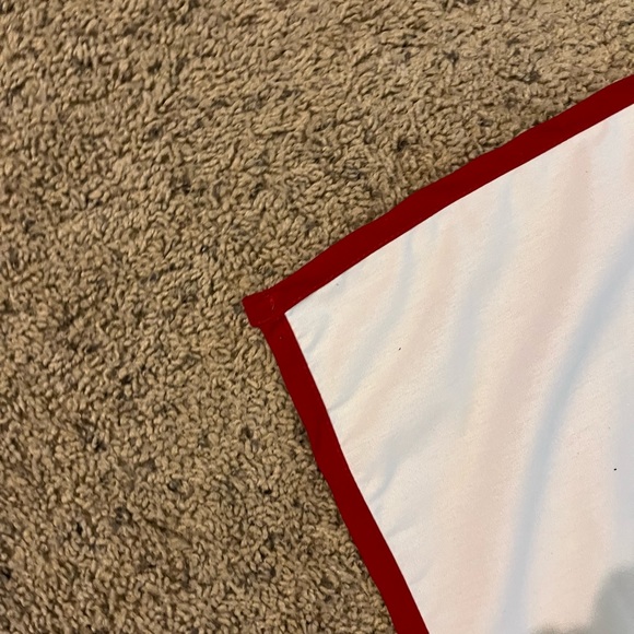 Delmonte advertising tablecloth used at trade shows 52” x 52” no stains - Picture 3 of 3